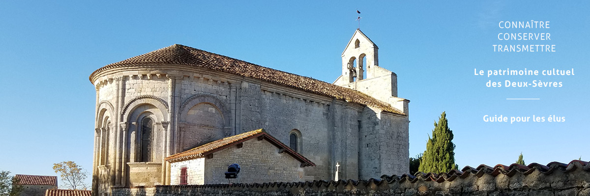 Église de Saint-Étienne-la-Cigogne, commune de Plaine-d'Argenson © CAUE79 