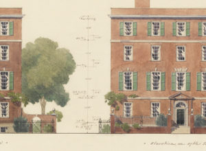 Drawing, Rendering of One Sutton Place, New York City, 1921