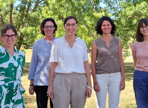 Photo de l'équipe du CAUE des Deux-Sèvres en juin 2025