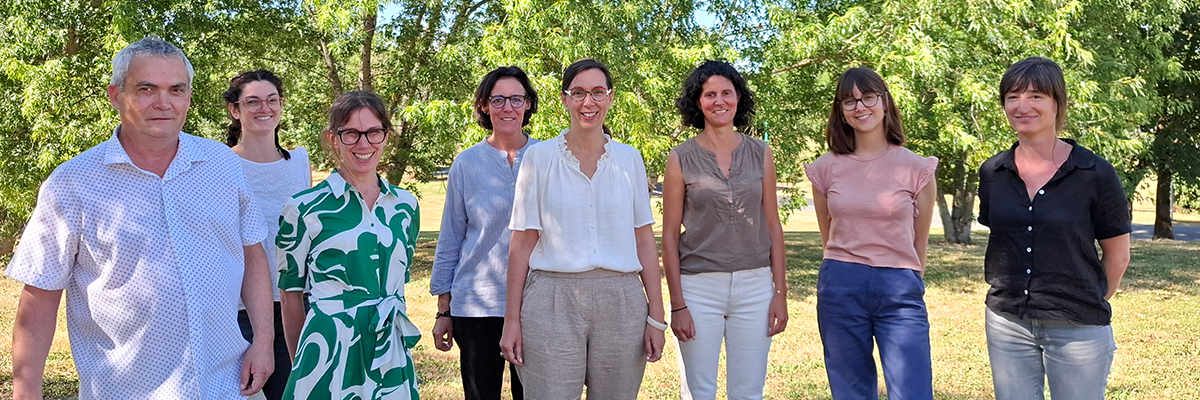 Photo de l'équipe du CAUE des Deux-Sèvres en juin 2025