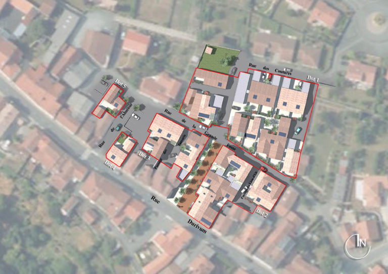 Plan masse du quartier La Grande Fosse © PADW