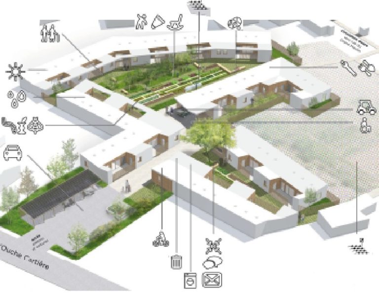 Aménagement du coeur d’îlot ©TICA