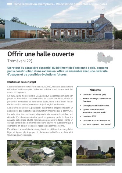 Offrir une halle ouvert - Tréméven (22)